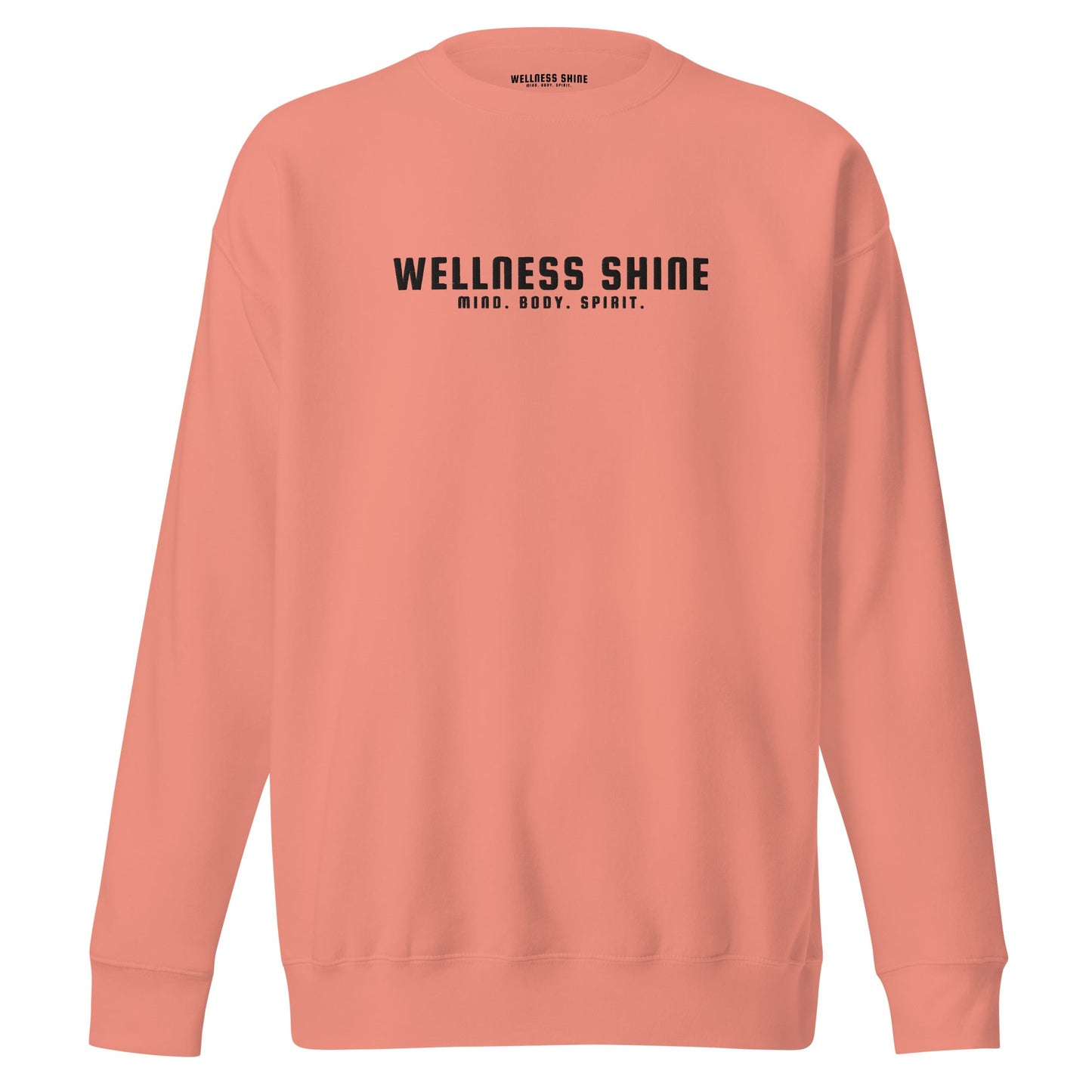 Wellness Shine Brand Embroidered Unisex Premium Sweatshirt - Wellness Shine