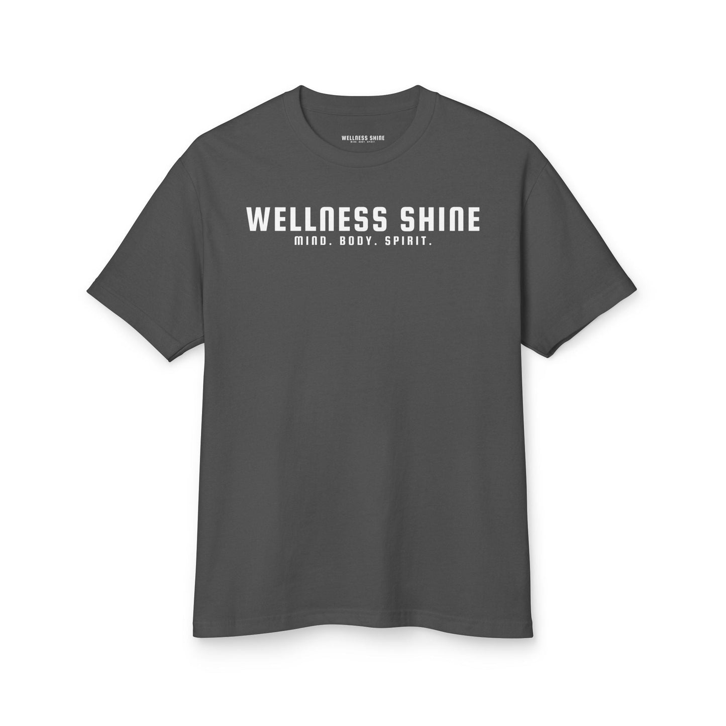 Wellness Shine Brand Garment - Dyed Heavyweight Cotton Tee - Wellness Shine