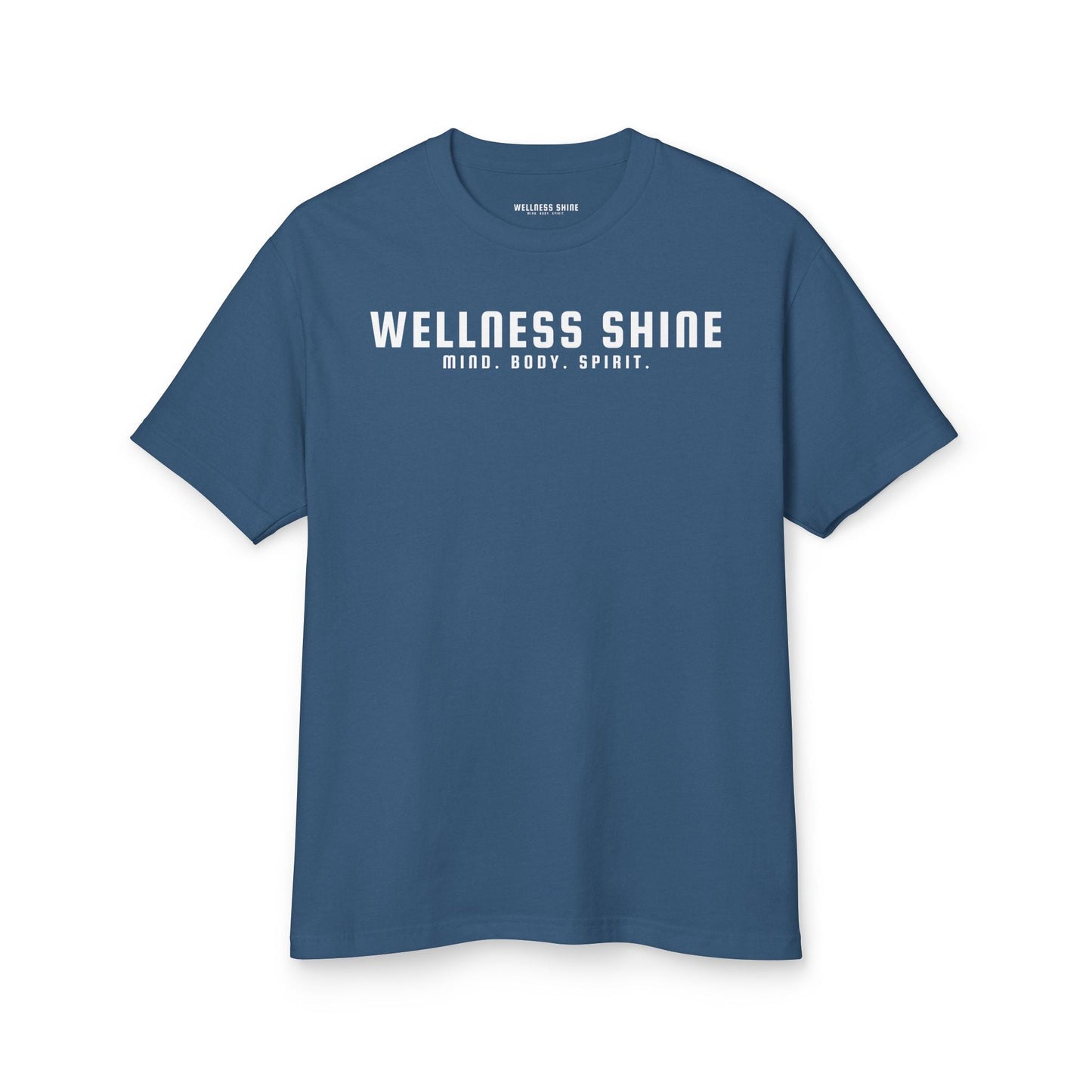 Wellness Shine Brand Garment - Dyed Heavyweight Cotton Tee - Wellness Shine