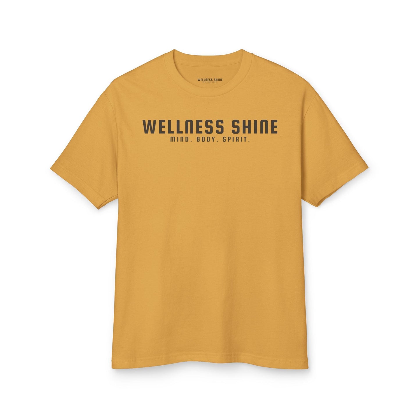 Wellness Shine Brand Garment - Dyed Heavyweight Cotton Tee - Wellness Shine