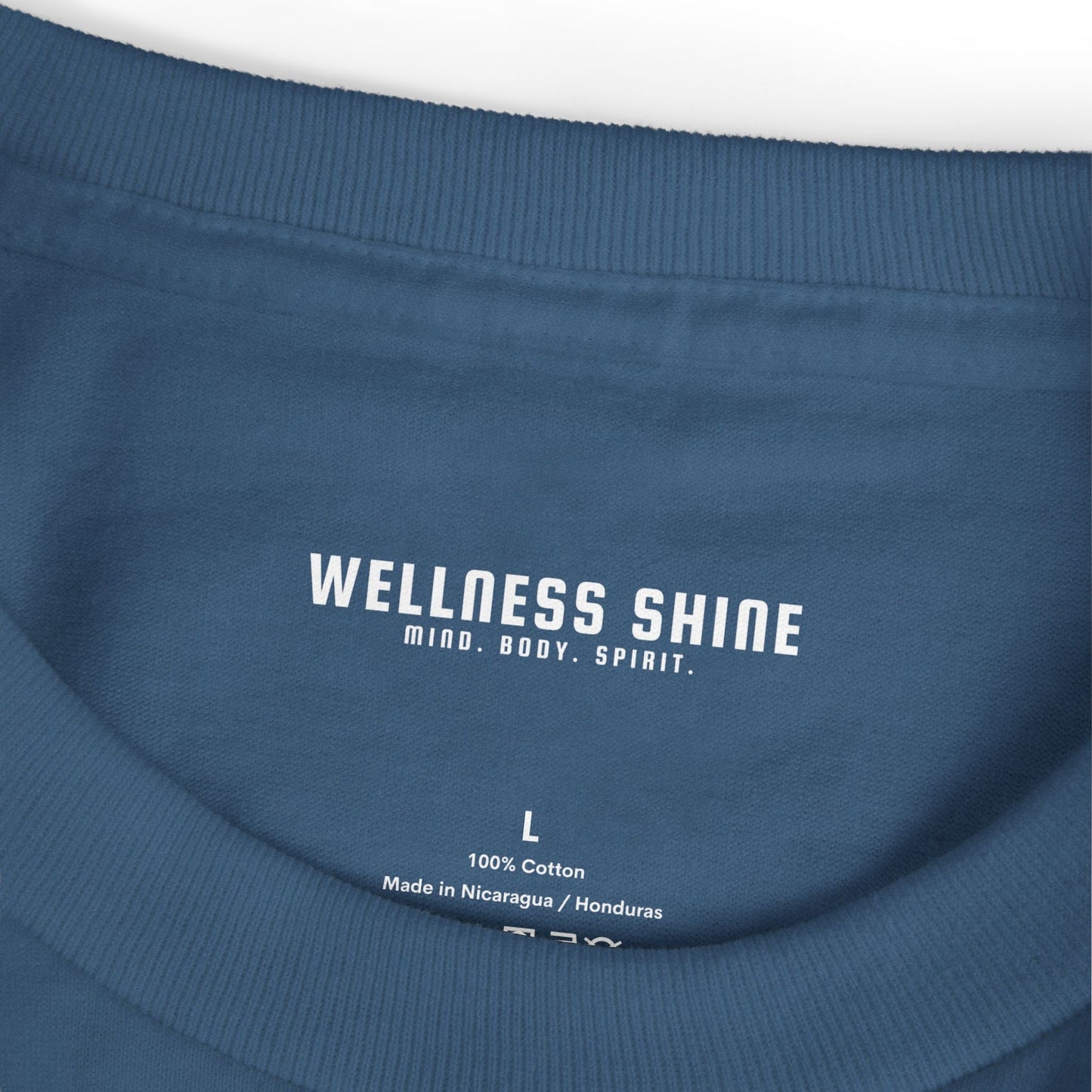 Wellness Shine Brand Garment - Dyed Heavyweight Cotton Tee - Wellness Shine