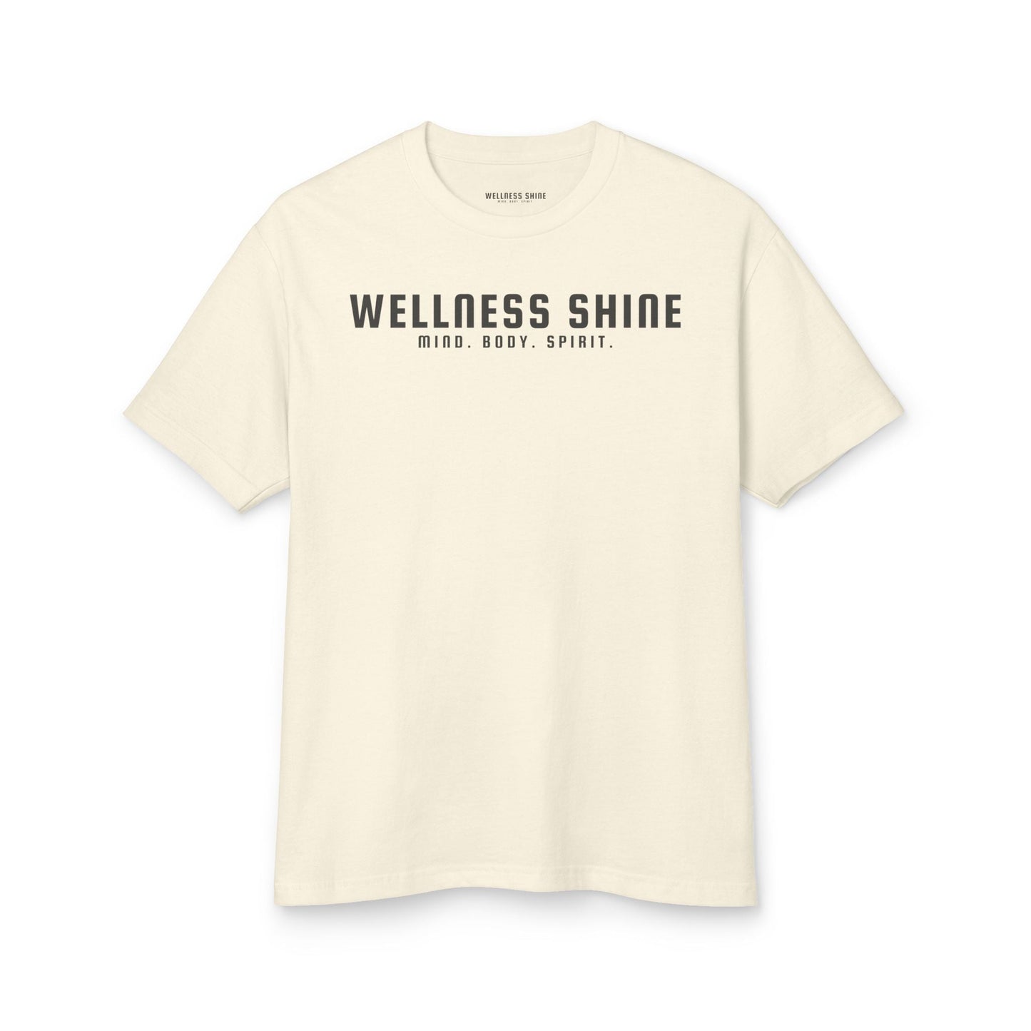 Wellness Shine Brand Garment - Dyed Heavyweight Cotton Tee - Wellness Shine