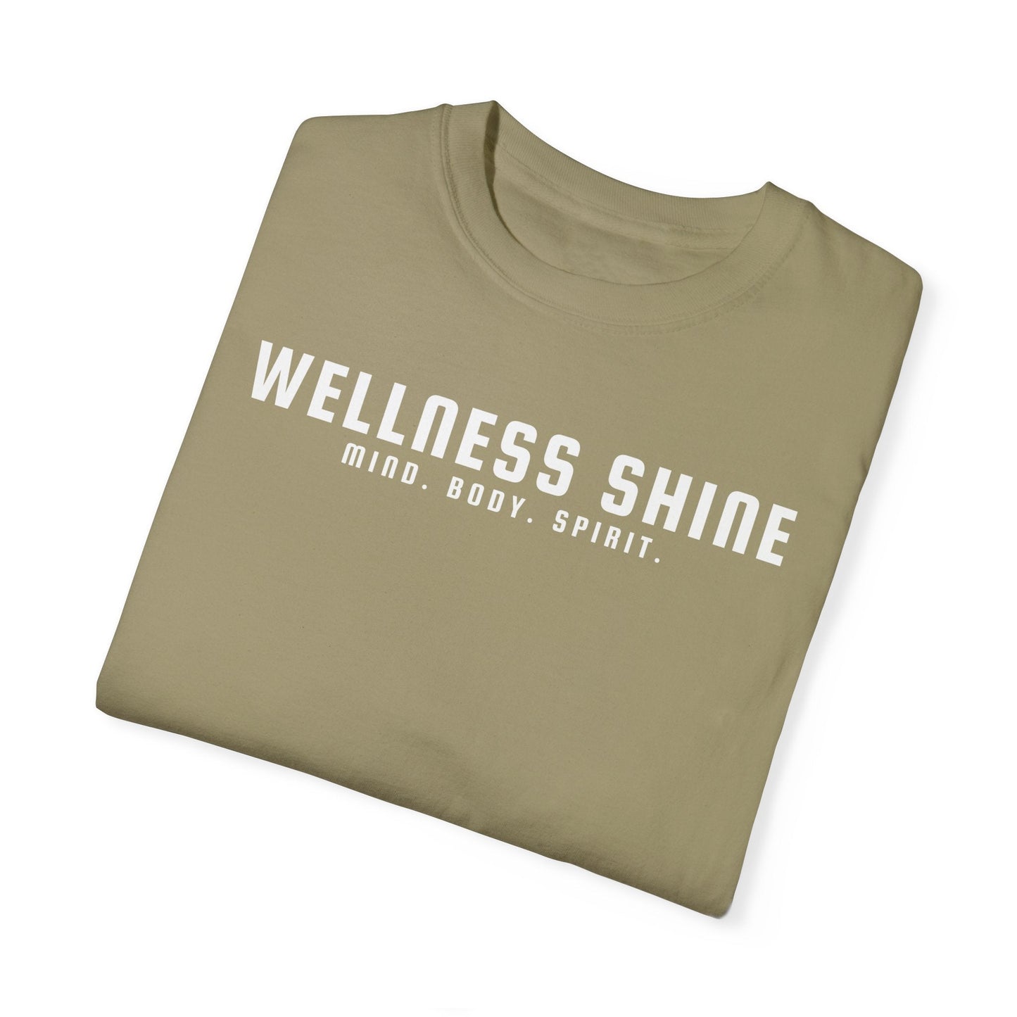 Wellness Shine Brand Garment - Dyed T-Shirt - Wellness Shine