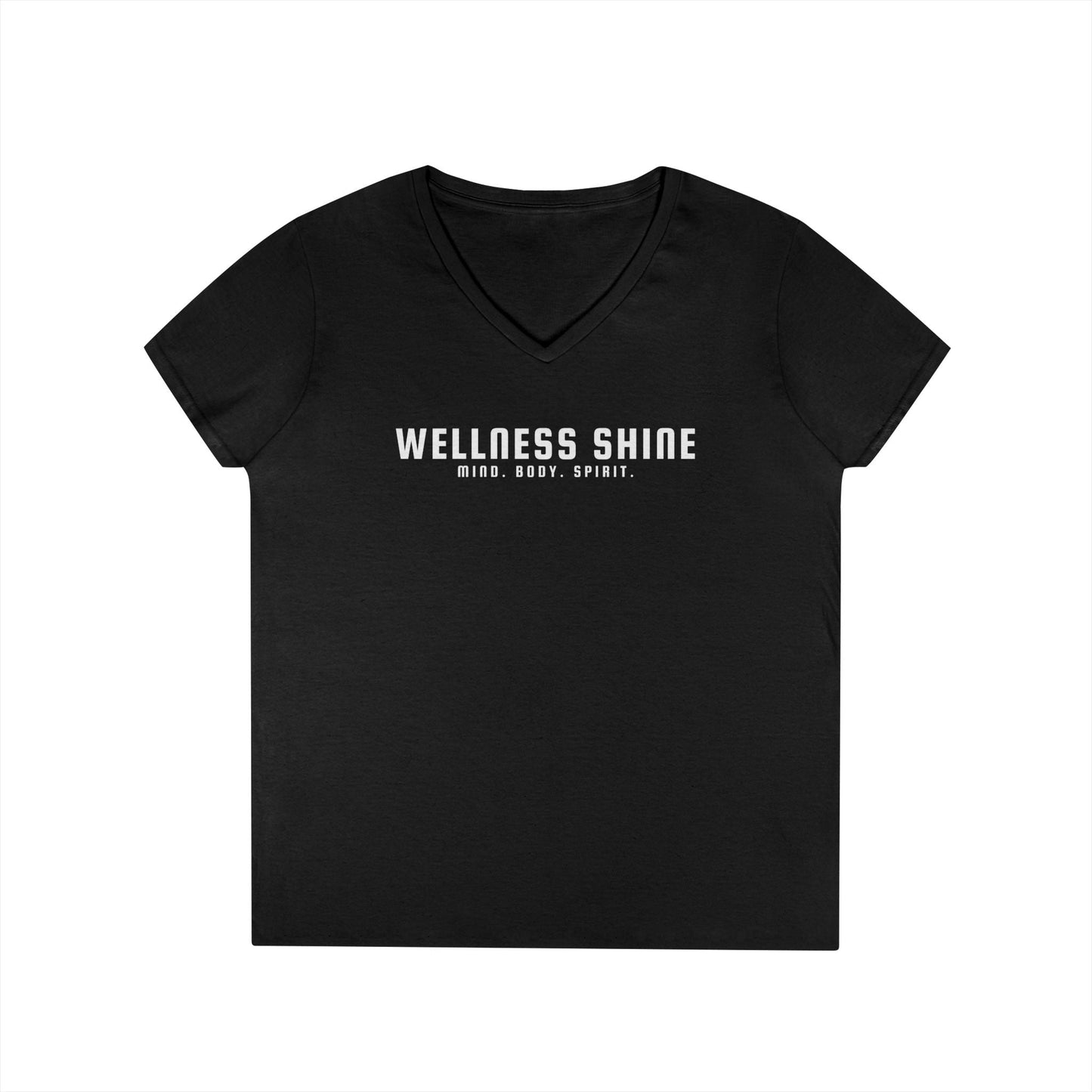 Wellness Shine Brand Ladies' V - Neck T-Shirt - Wellness Shine