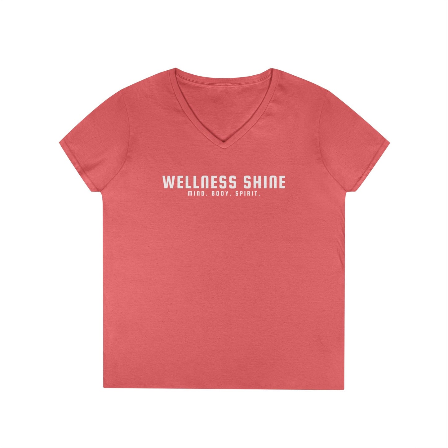 Wellness Shine Brand Ladies' V - Neck T-Shirt - Wellness Shine