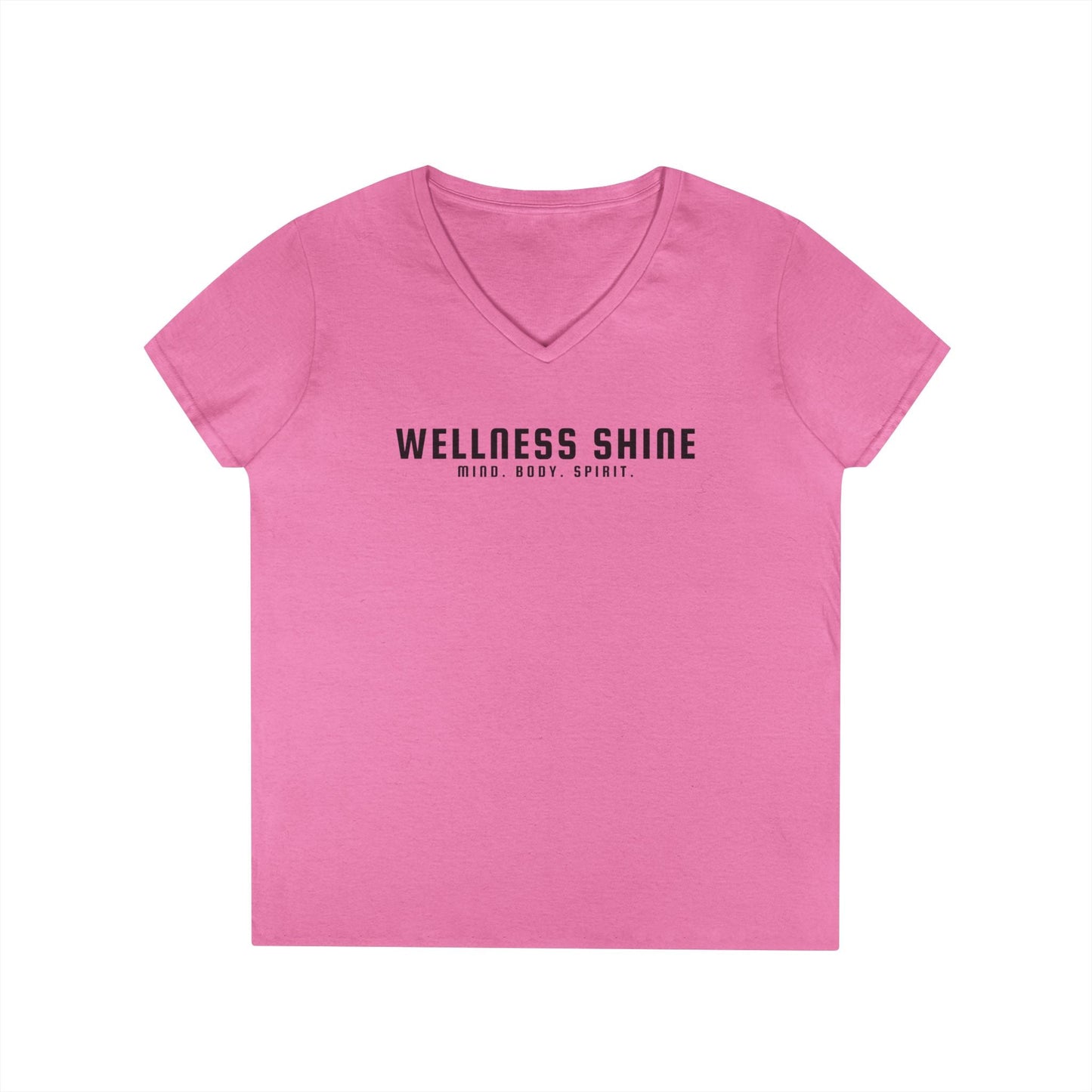 Wellness Shine Brand Ladies' V - Neck T-Shirt - Wellness Shine