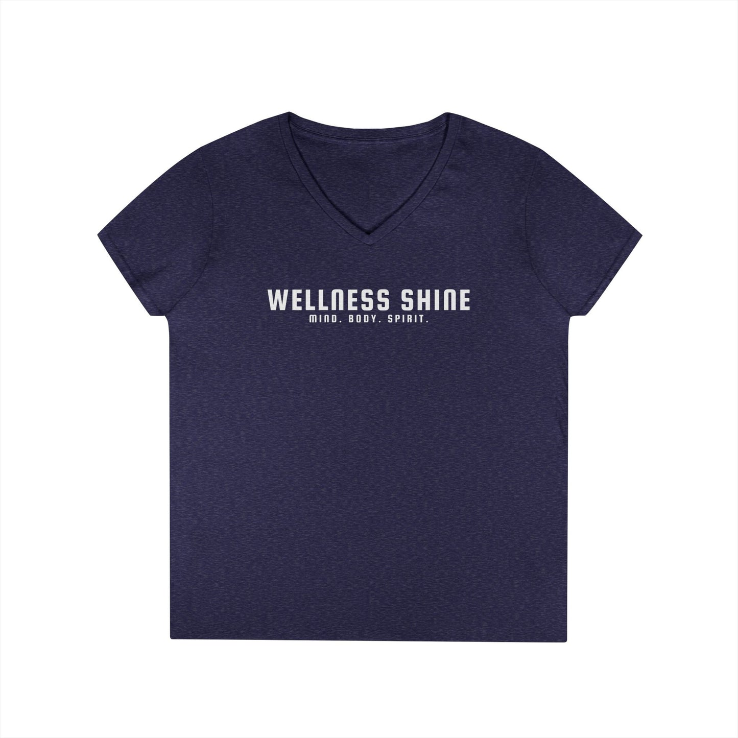 Wellness Shine Brand Ladies' V - Neck T-Shirt - Wellness Shine