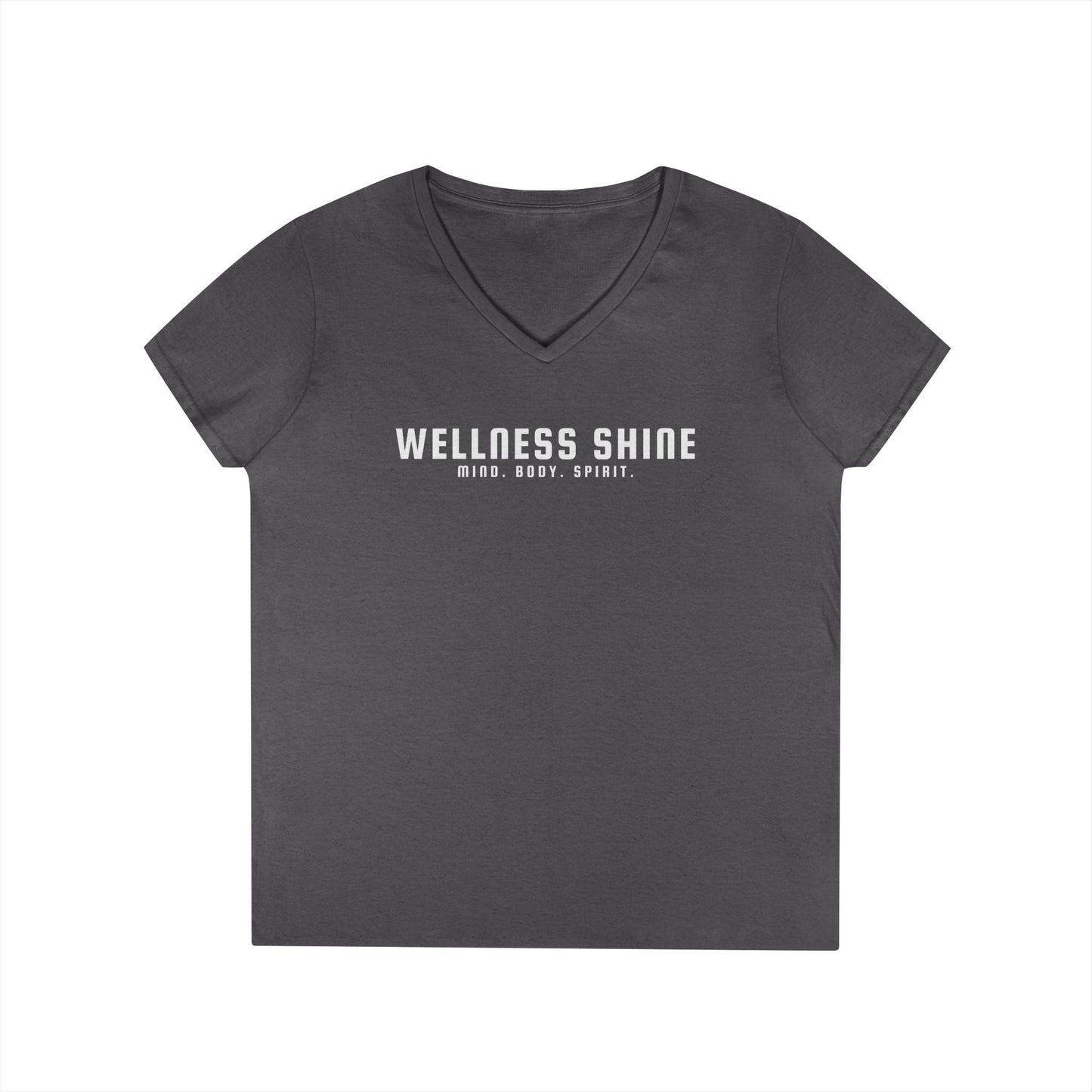Wellness Shine Brand Ladies' V - Neck T-Shirt - Wellness Shine