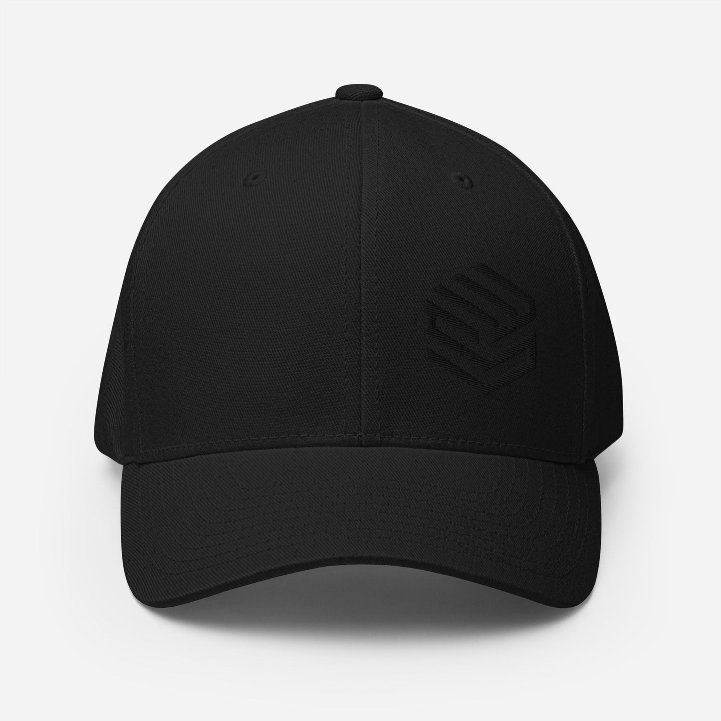 Wellness Shine Fitness Fitted Hat Black Embroidery - Wellness Shine