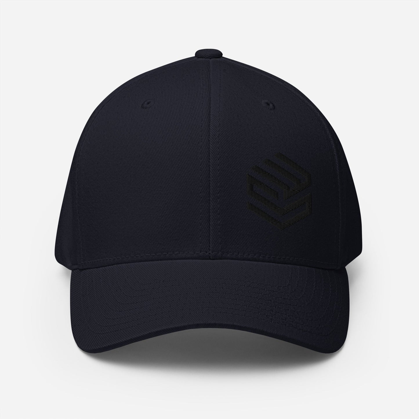 Wellness Shine Fitness Fitted Hat Black Embroidery - Wellness Shine