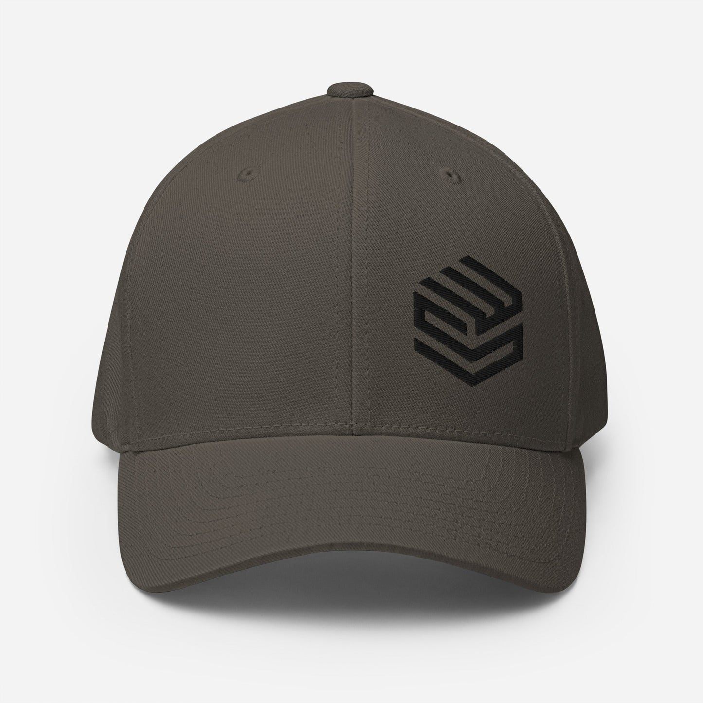 Wellness Shine Fitness Fitted Hat Black Embroidery - Wellness Shine