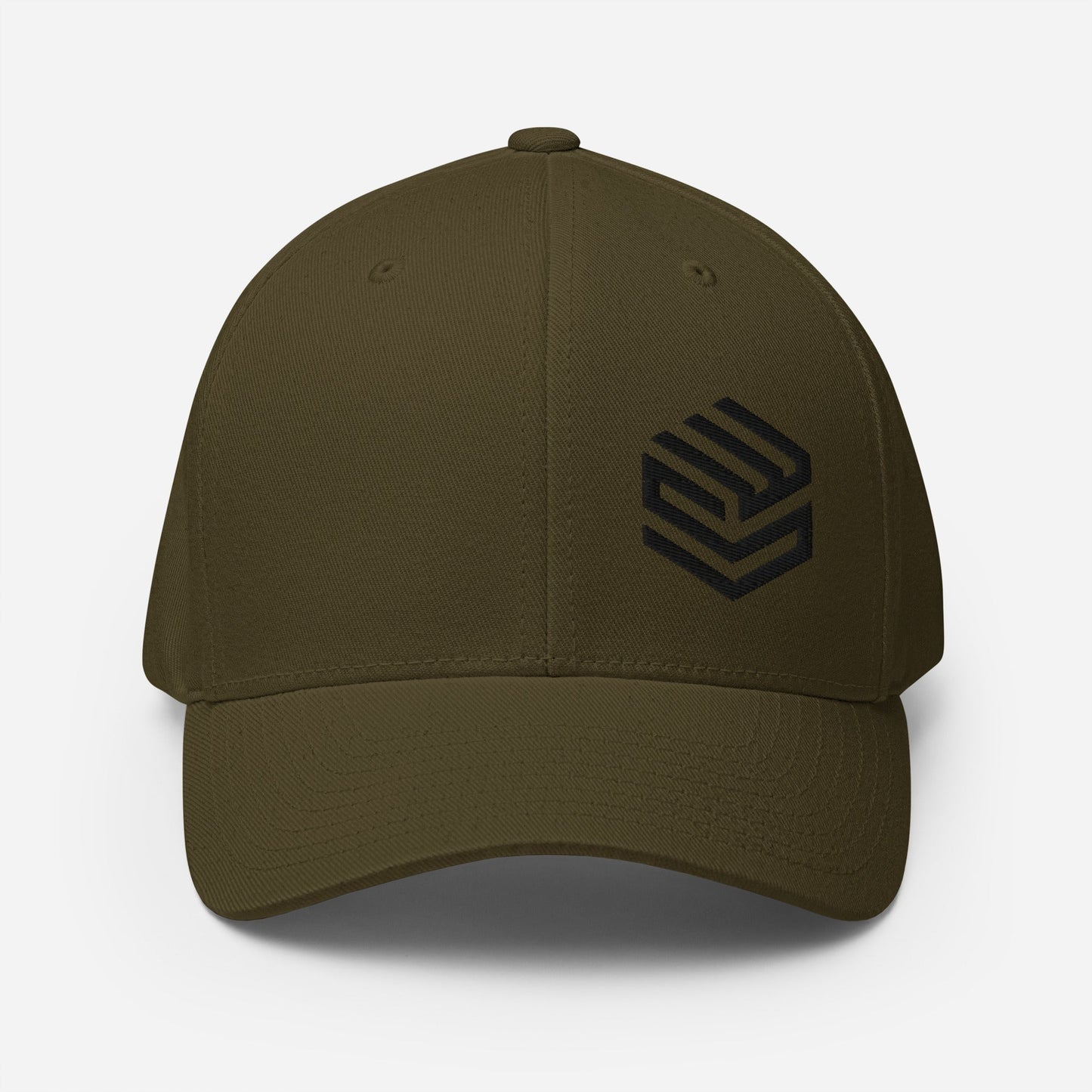 Wellness Shine Fitness Fitted Hat Black Embroidery - Wellness Shine