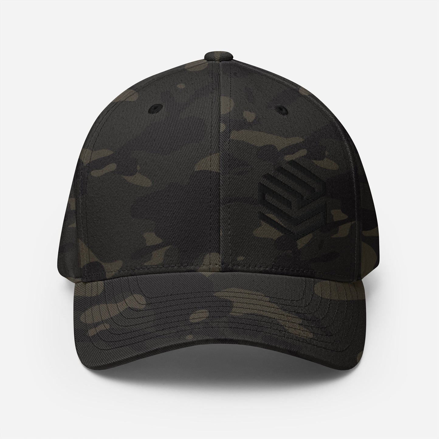 Wellness Shine Fitness Fitted Hat Black Embroidery - Wellness Shine