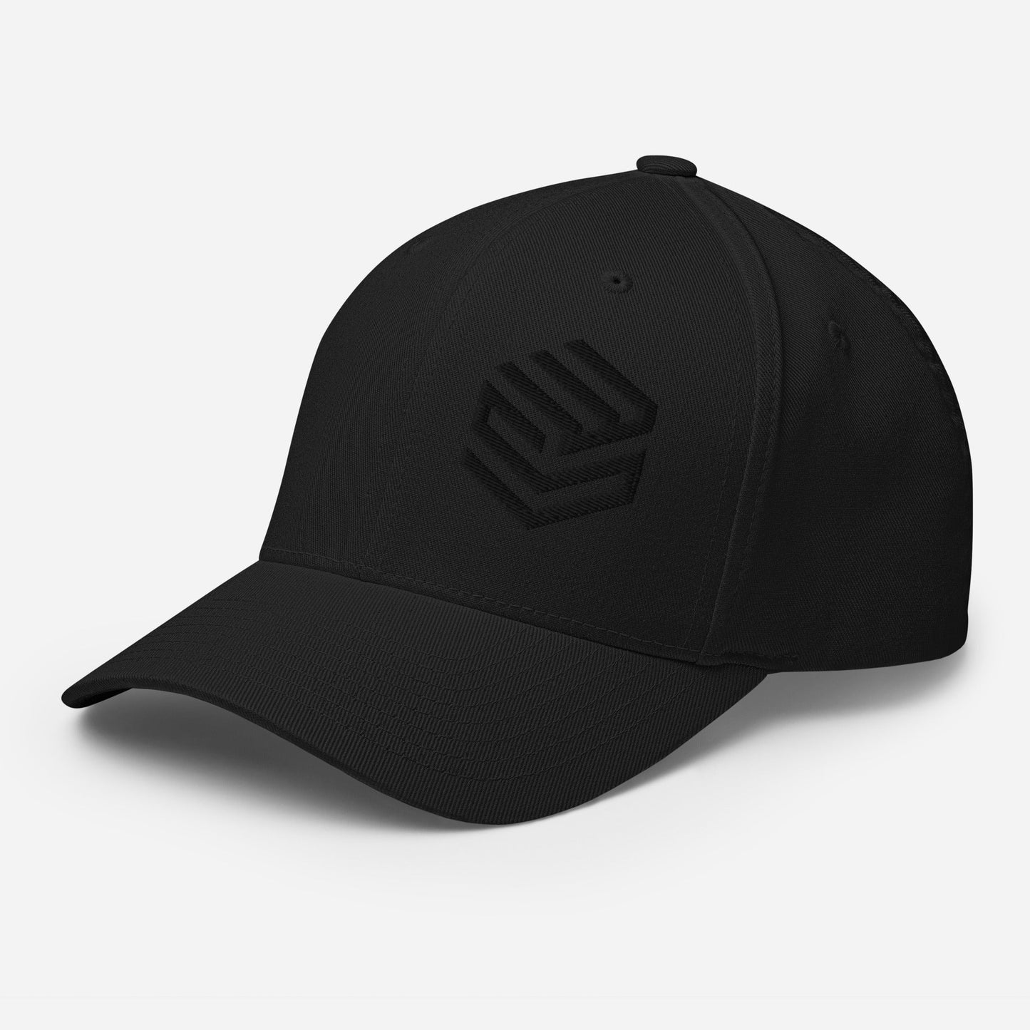 Wellness Shine Fitness Fitted Hat Black Embroidery - Wellness Shine