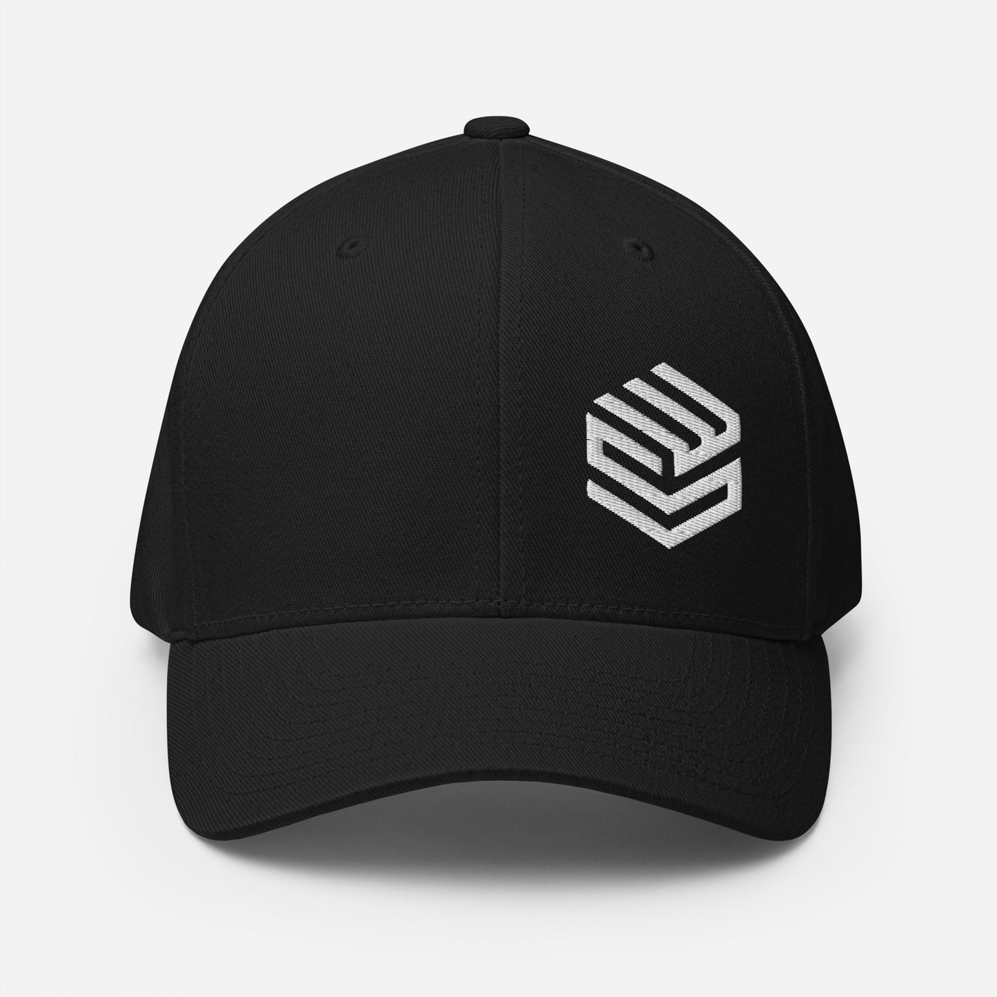 Wellness Shine Fitness Fitted Hat White Embroidery - Wellness Shine