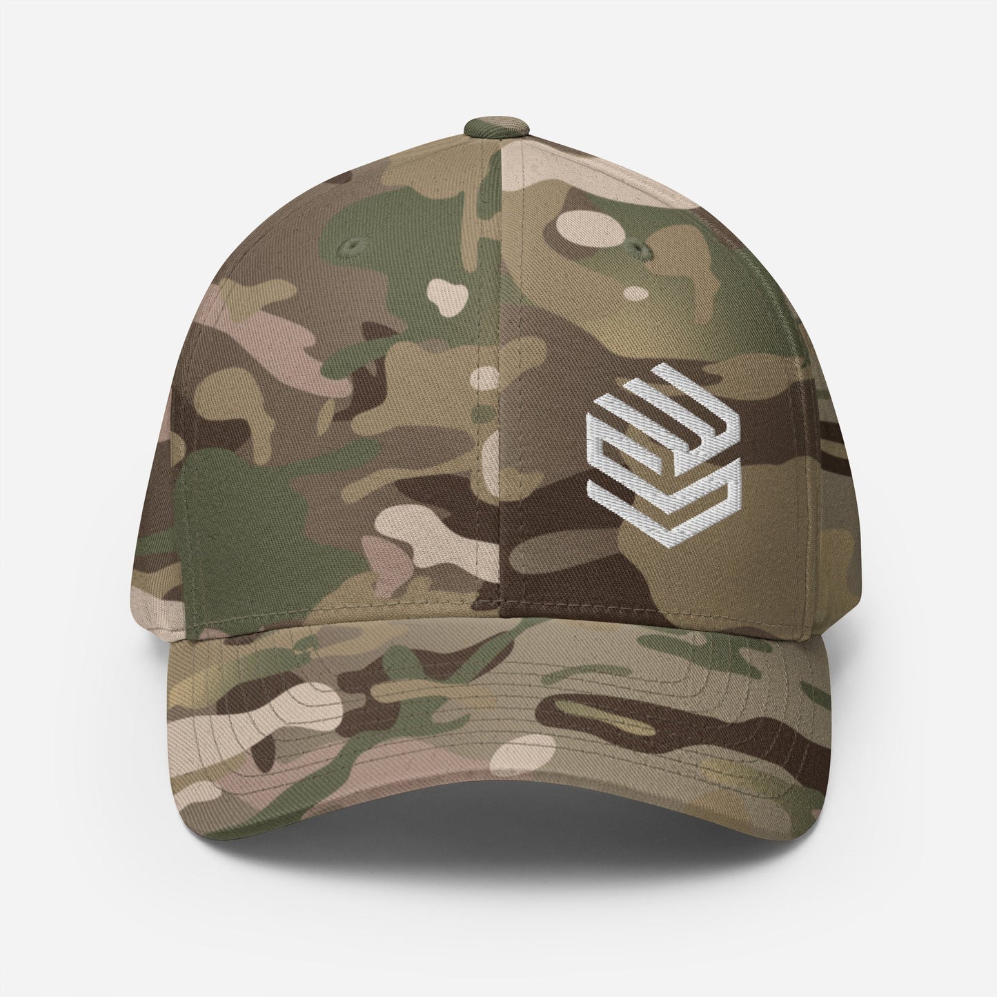 Wellness Shine Fitness Fitted Hat White Embroidery - Wellness Shine