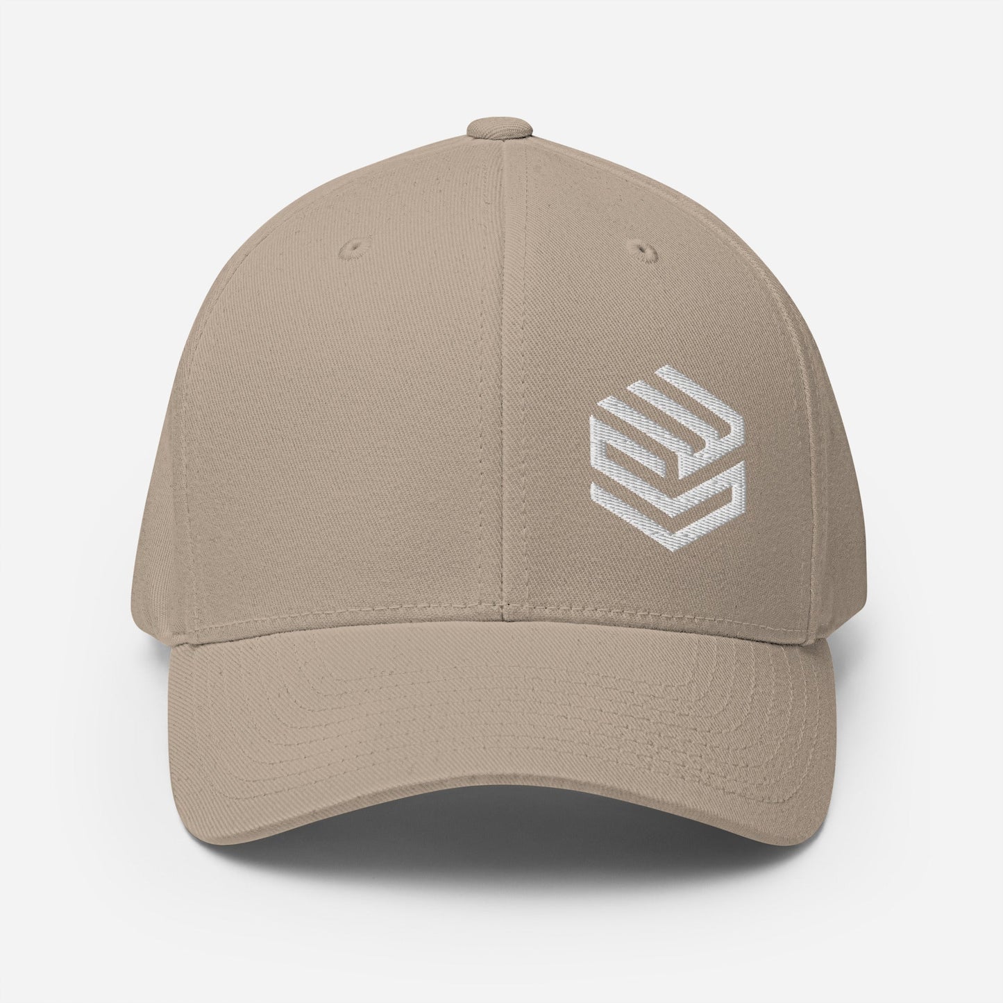 Wellness Shine Fitness Fitted Hat White Embroidery - Wellness Shine