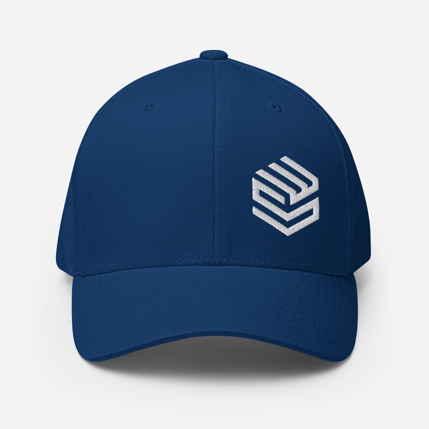 Wellness Shine Fitness Fitted Hat White Embroidery - Wellness Shine