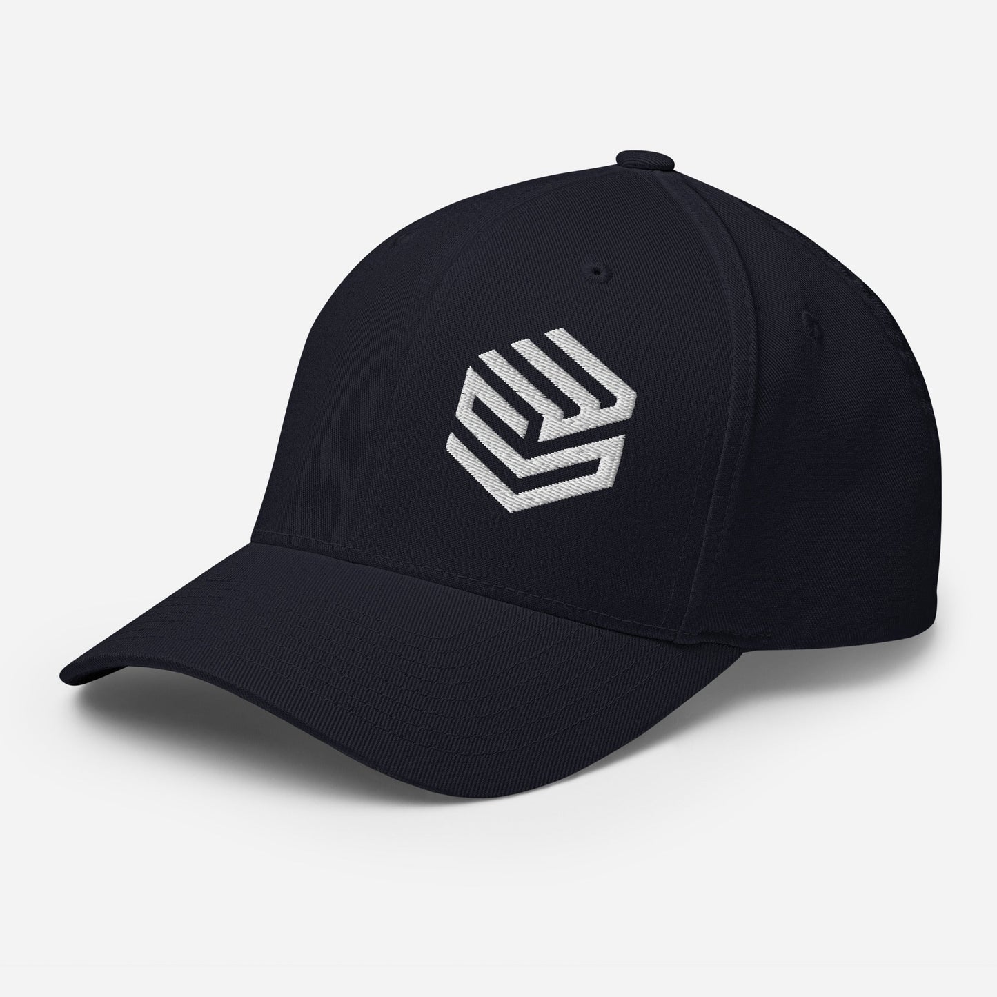 Wellness Shine Fitness Fitted Hat White Embroidery - Wellness Shine