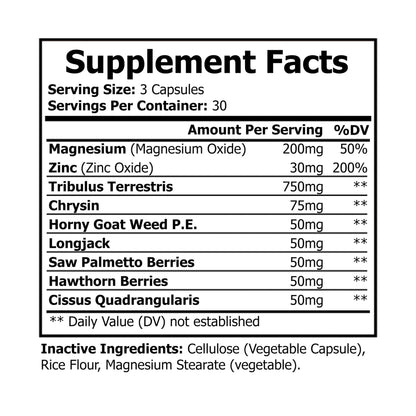 Wellness Shine Magnesium Zinc Supplement (90 Capsules)