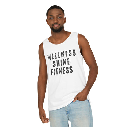 Wellness Shine Fitness Garment-Dyed Tank Top