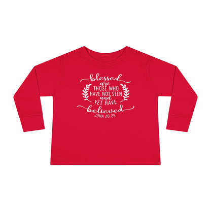 Blessed Are Those Toddler Long Sleeve Tee