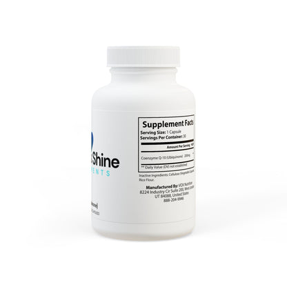 Wellness Shine CoQ10 (Ubiquinone) Supplement (30 Capsules)