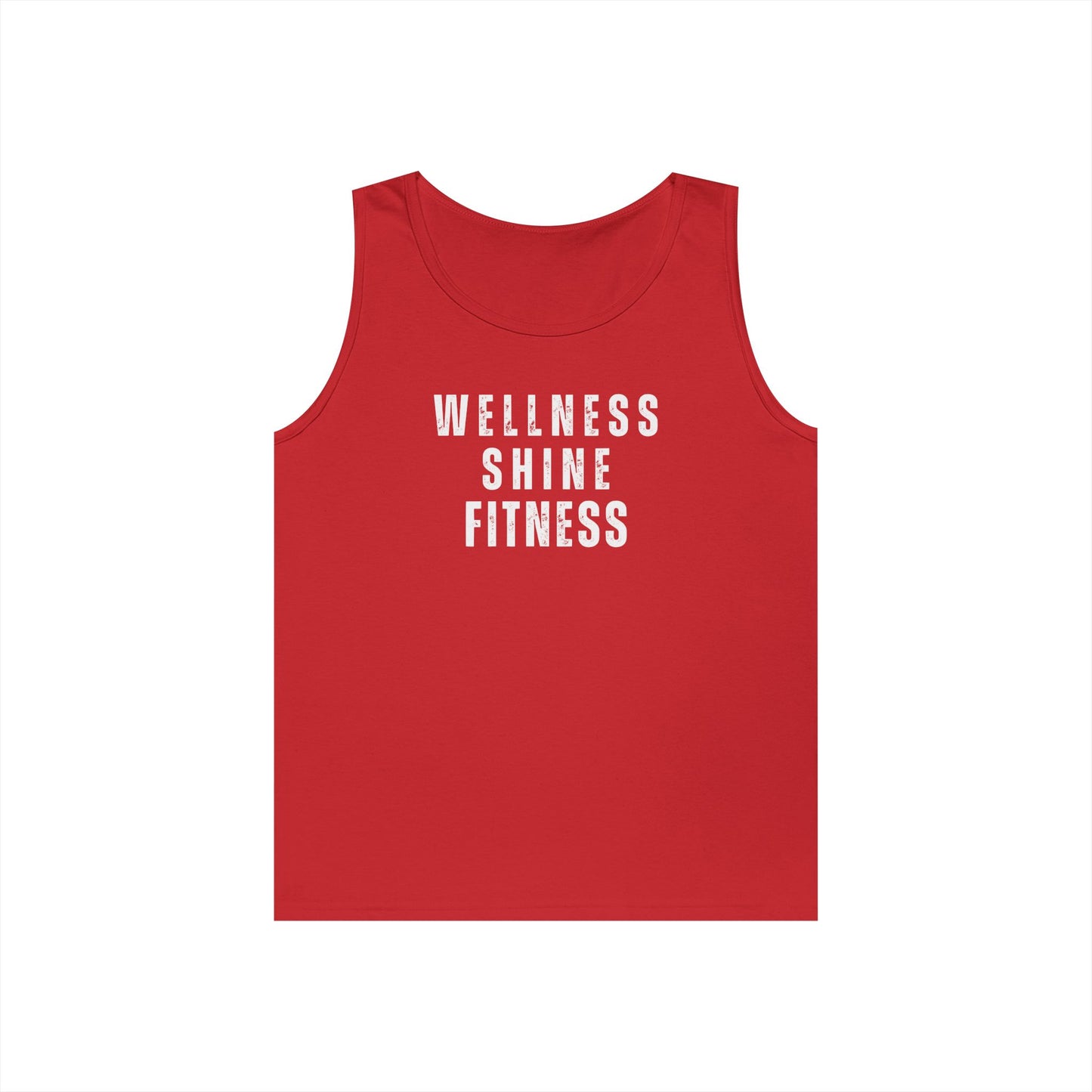 Wellness Shine Fitness Heavy Cotton Tank Top