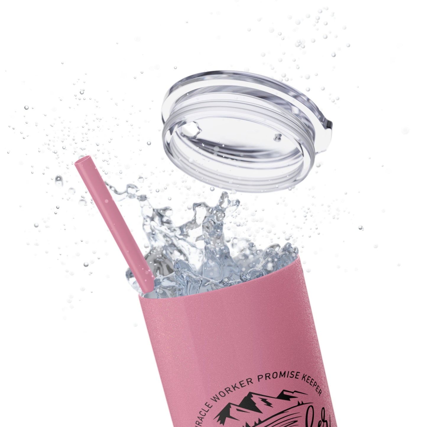 Waymaker Skinny Tumbler with Straw, 20oz