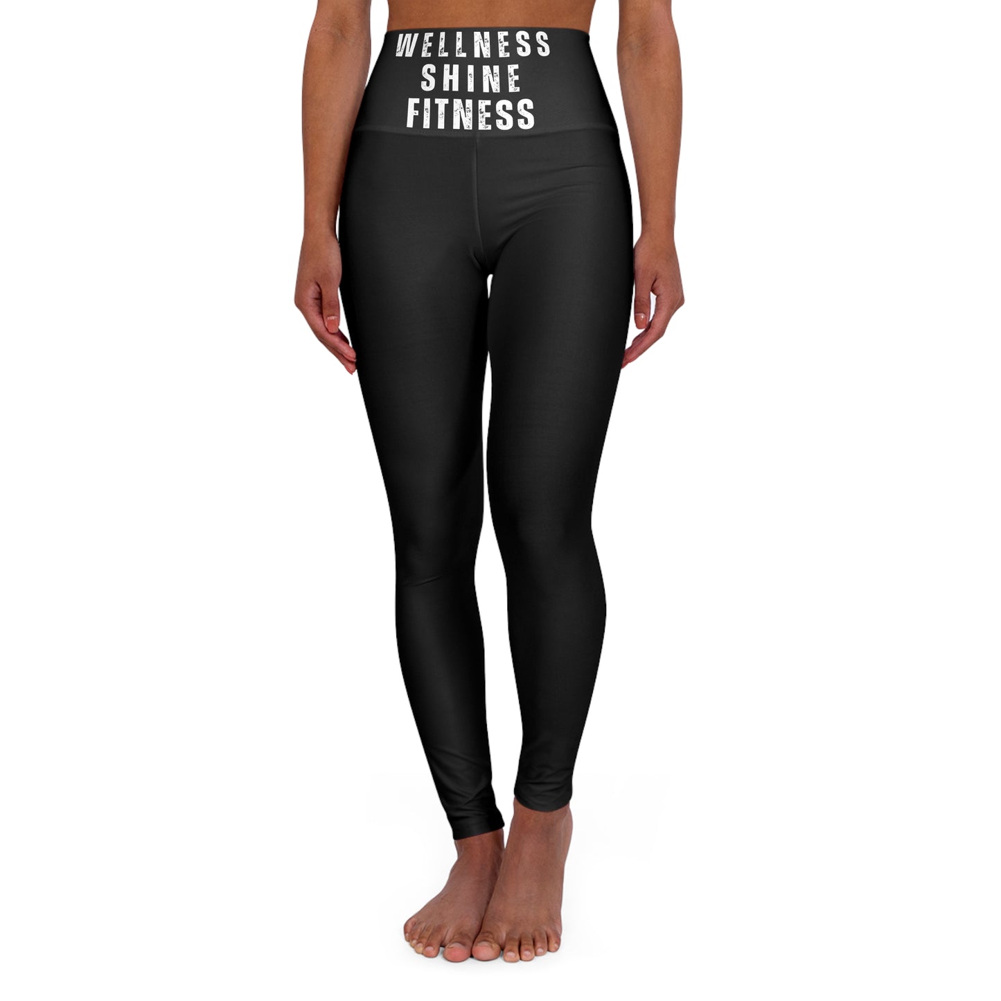 Wellness Shine Fitness Yoga Leggings, Black