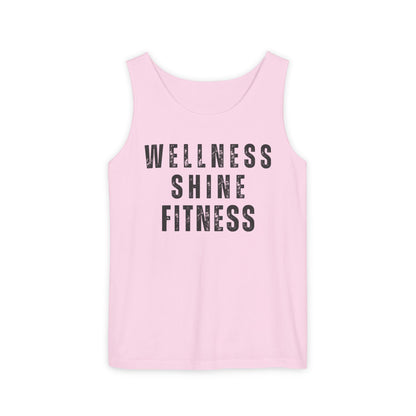 Wellness Shine Fitness Garment-Dyed Tank Top