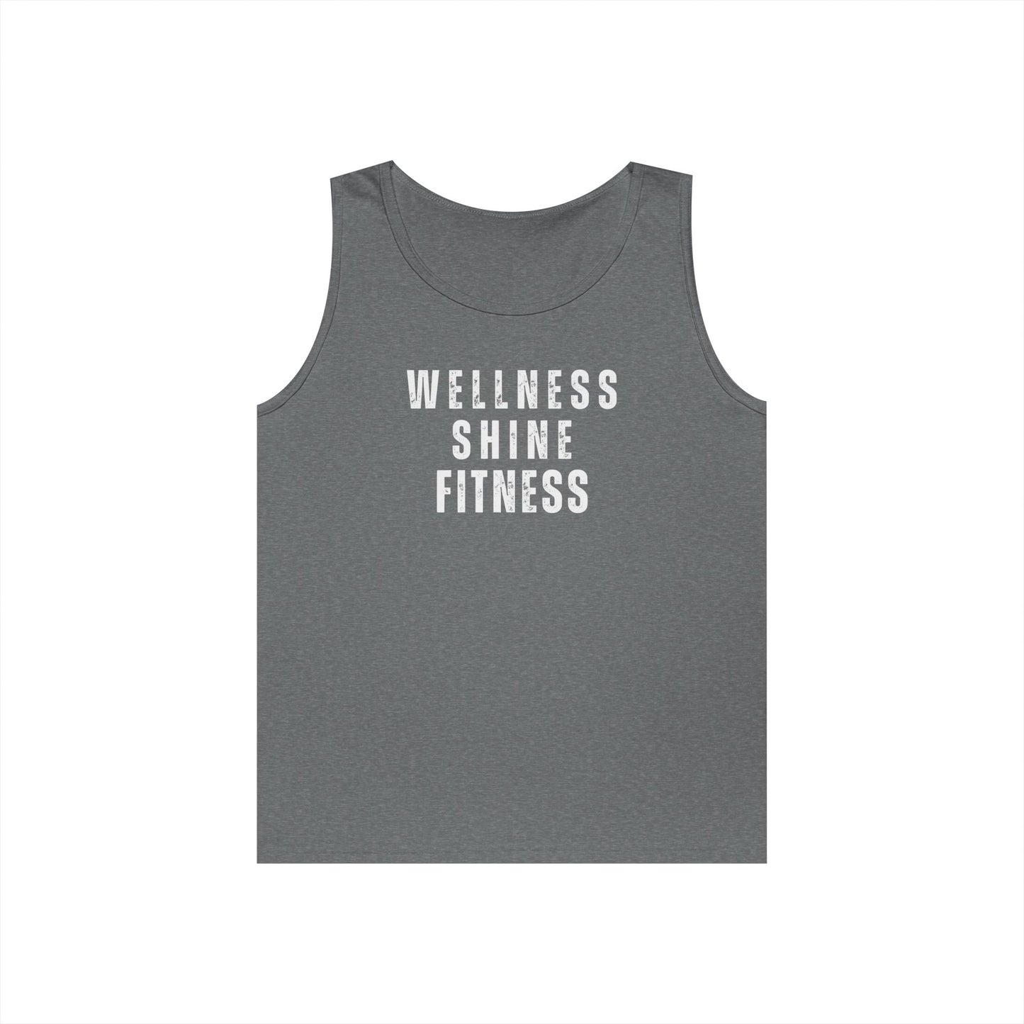 Wellness Shine Fitness Heavy Cotton Tank Top