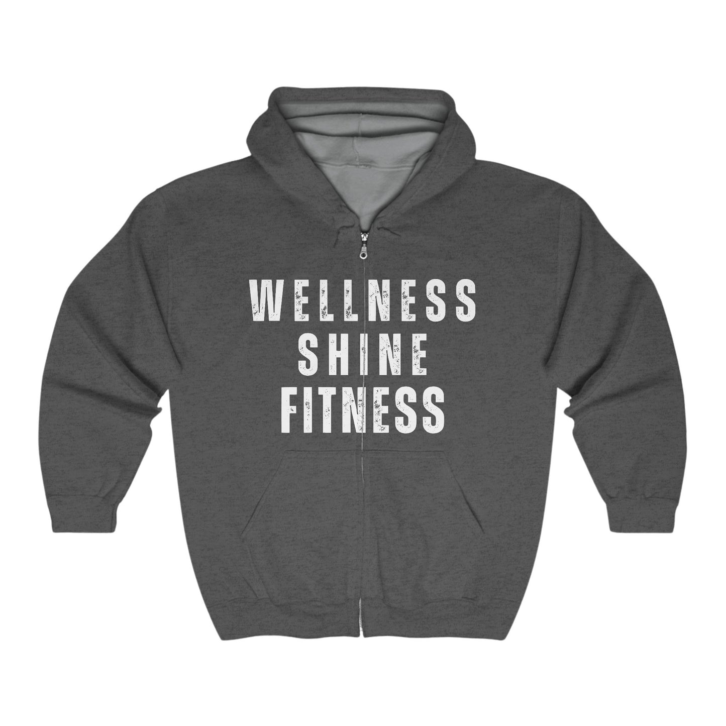 Wellness Shine Fitness Full Zip Hoodie