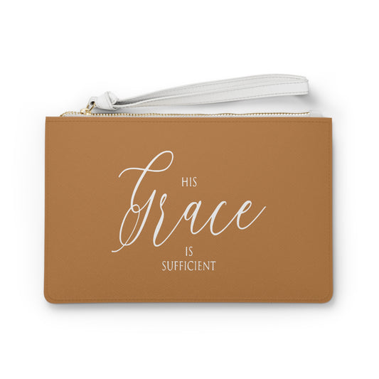 His Grace Is Sufficient - Clutch Bag