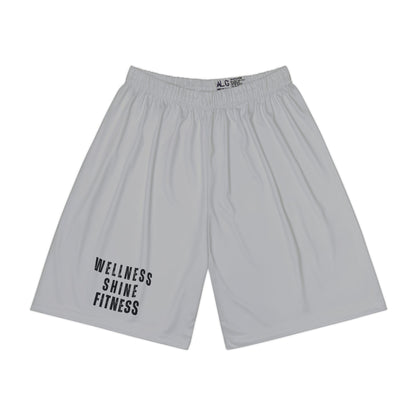 Wellness Shine Fitness Sports Shorts, Light Grey