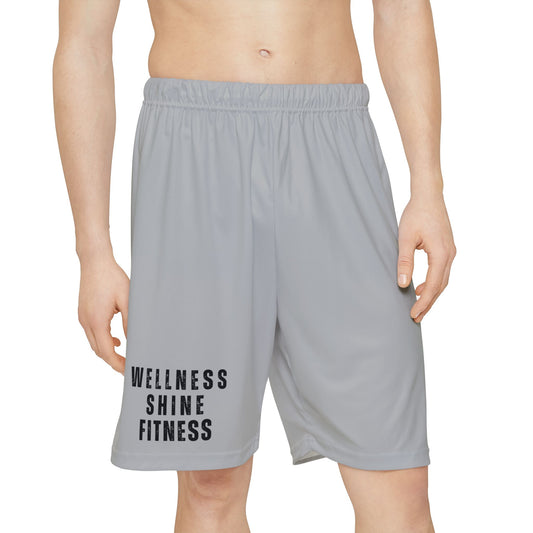 Wellness Shine Fitness Sports Shorts, Light Grey