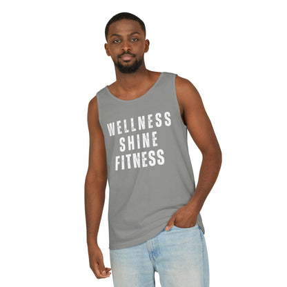 Wellness Shine Fitness Garment-Dyed Tank Top