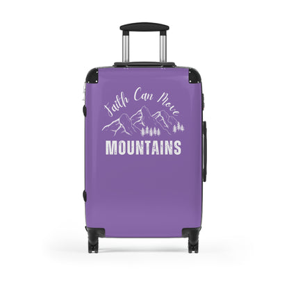 Faith Can Move Mountains Travel Luggage Suitcase