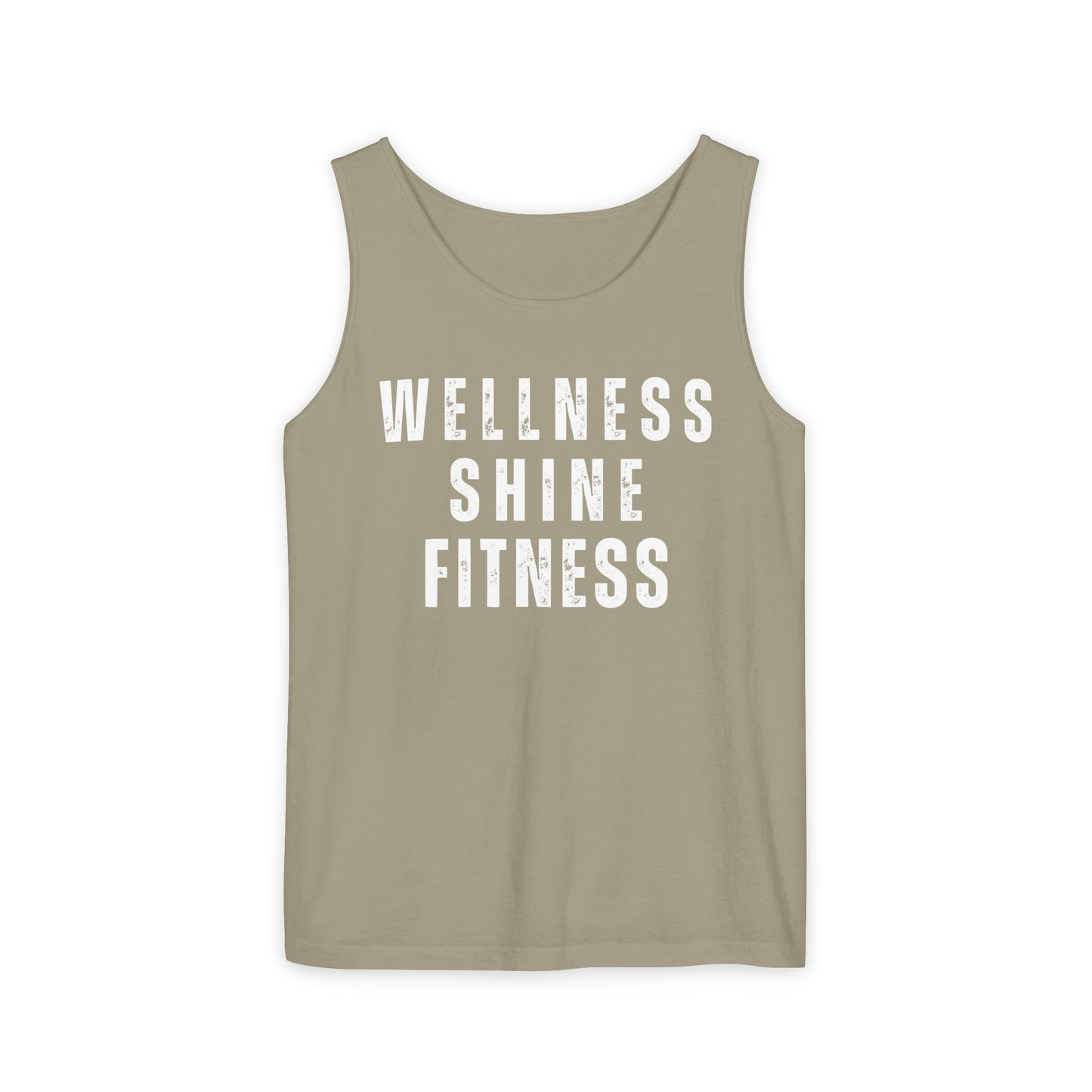 Wellness Shine Fitness Garment-Dyed Tank Top