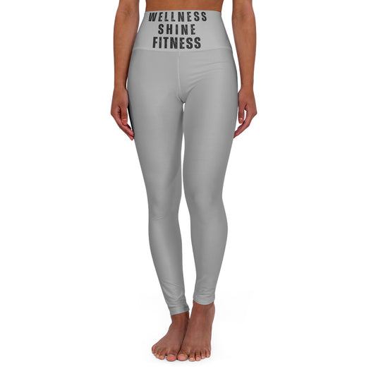 Wellness Shine Fitness Yoga Leggings, Light Grey