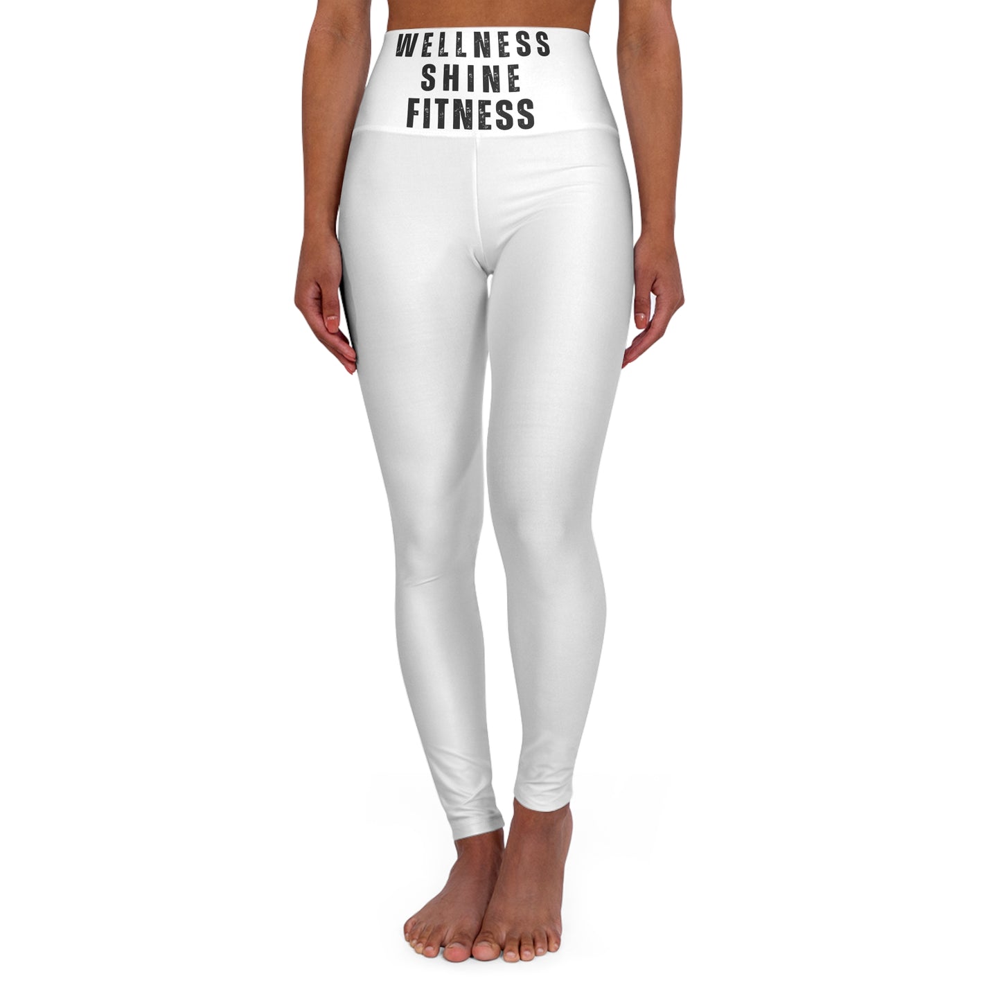 Wellness Shine Fitness Yoga Leggings, White