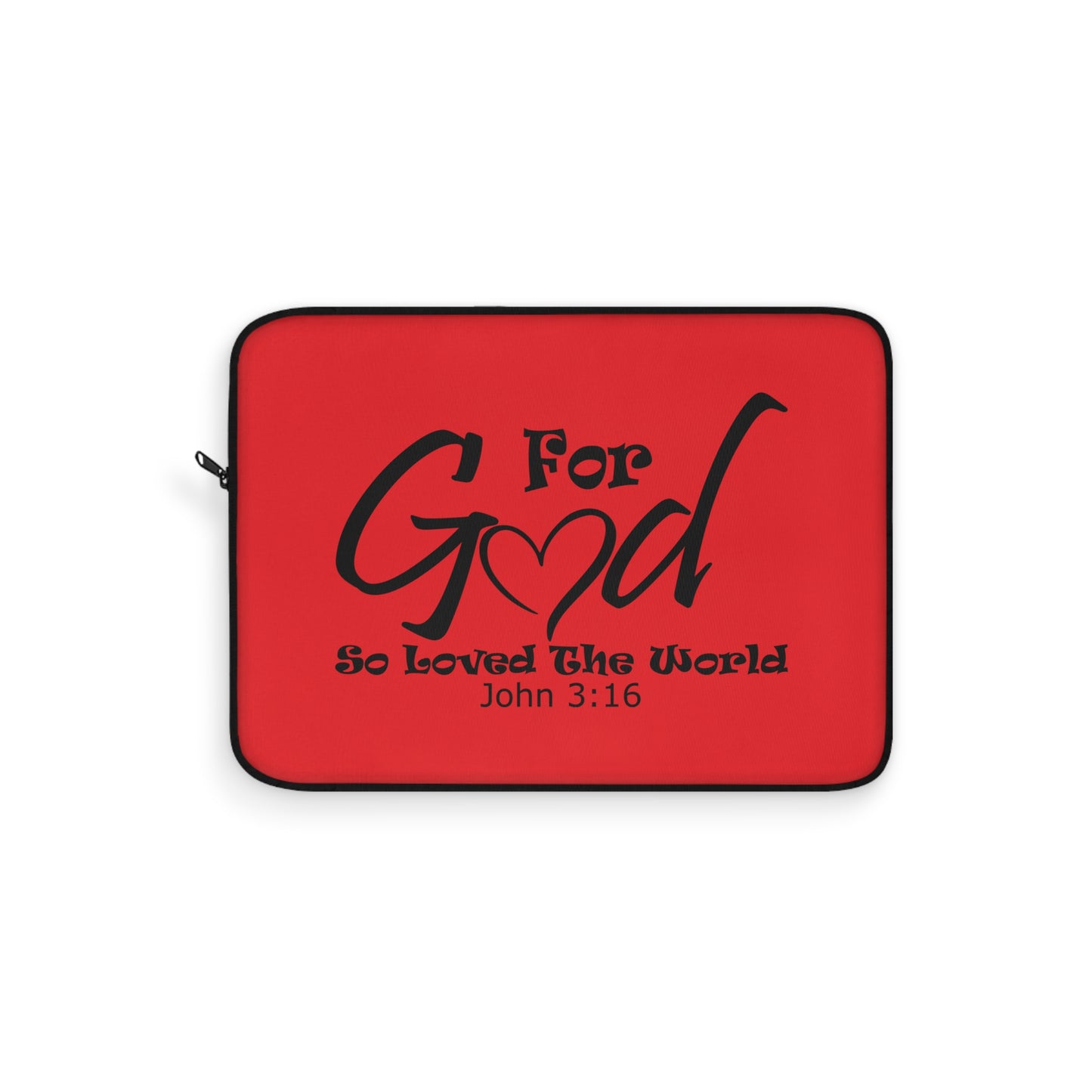 For God So Loved The World Laptop Sleeve