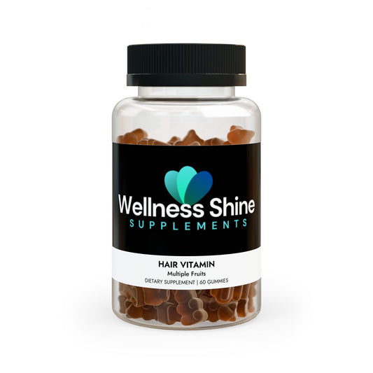 Wellness Shine Hair Vitamin Gummies (60 Gummies)