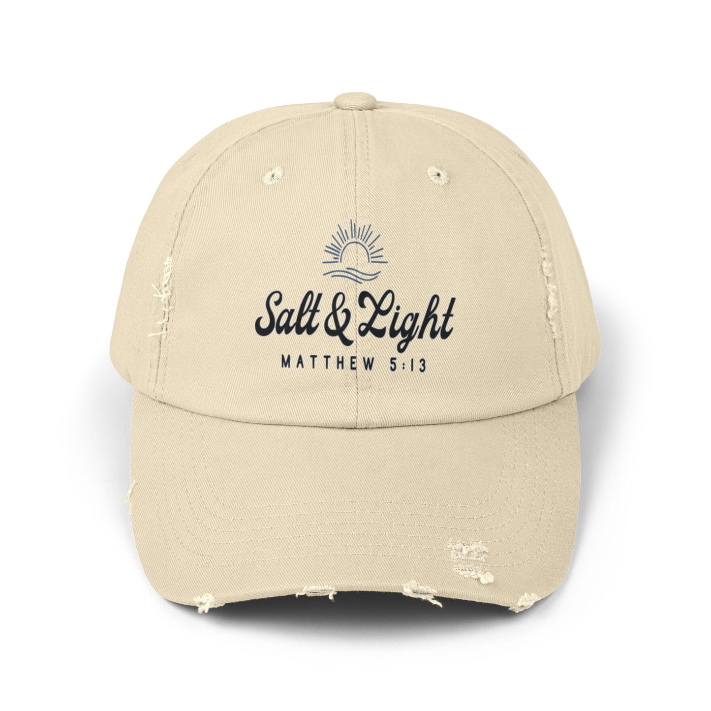 Salt & Light Unisex Distressed Cap Christian Accessory