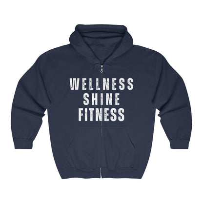 Wellness Shine Fitness Full Zip Hoodie