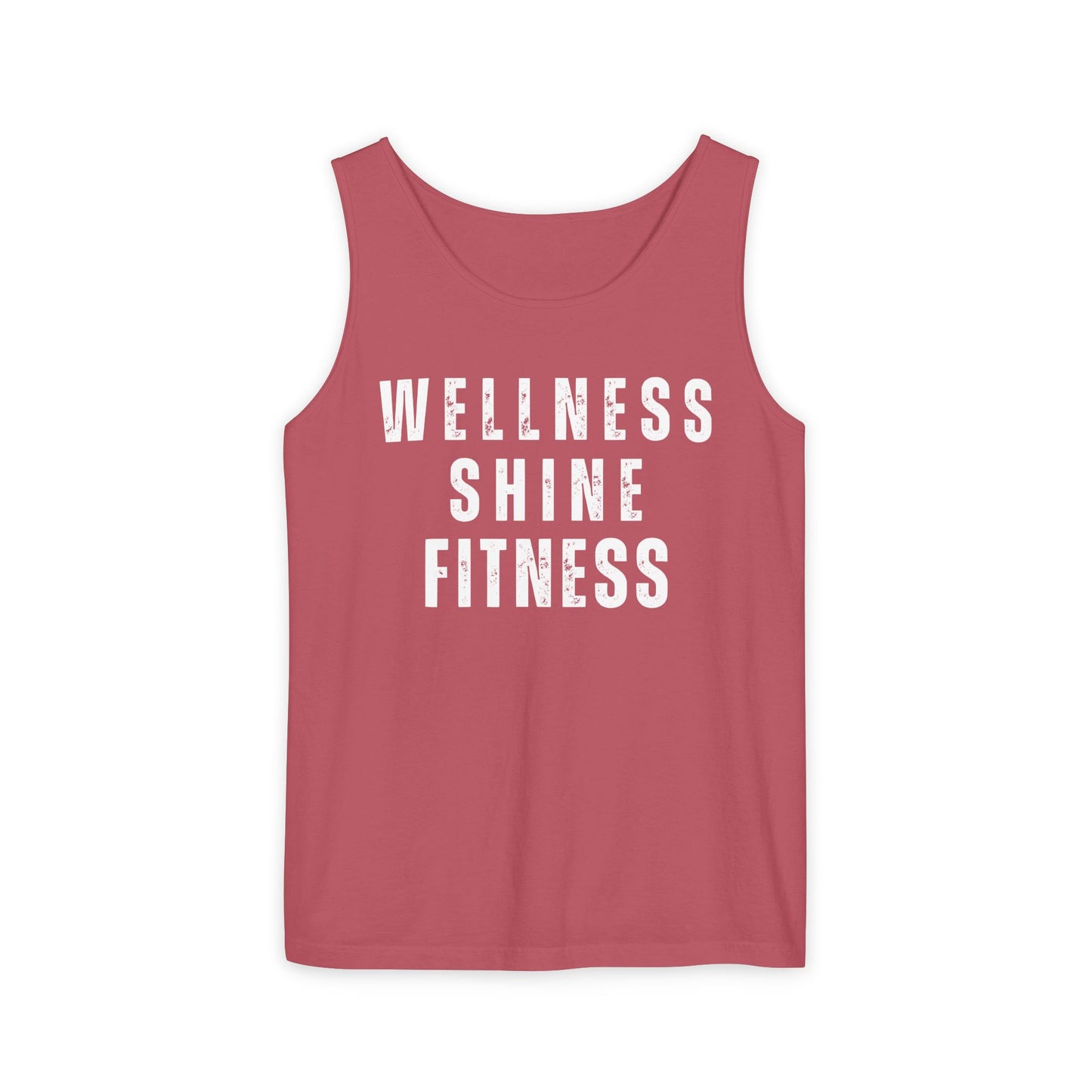 Wellness Shine Fitness Garment-Dyed Tank Top