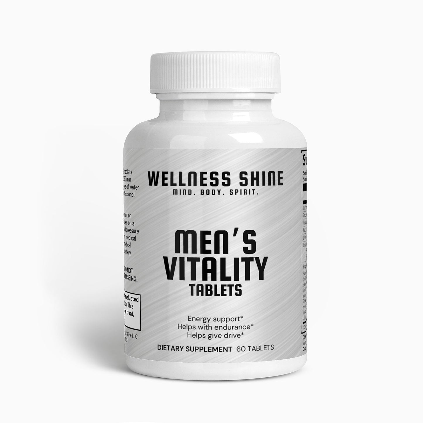 Men's Vitality – Energy, Stamina & Strength Blend by Wellness Shine