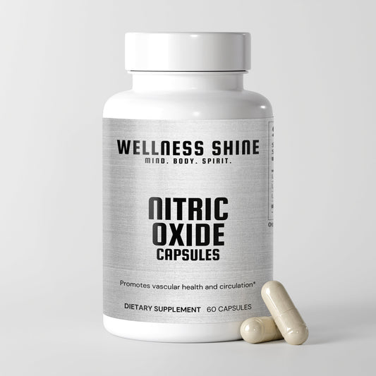 Nitric Oxide Capsules – Circulation & Energy Support by Wellness Shine