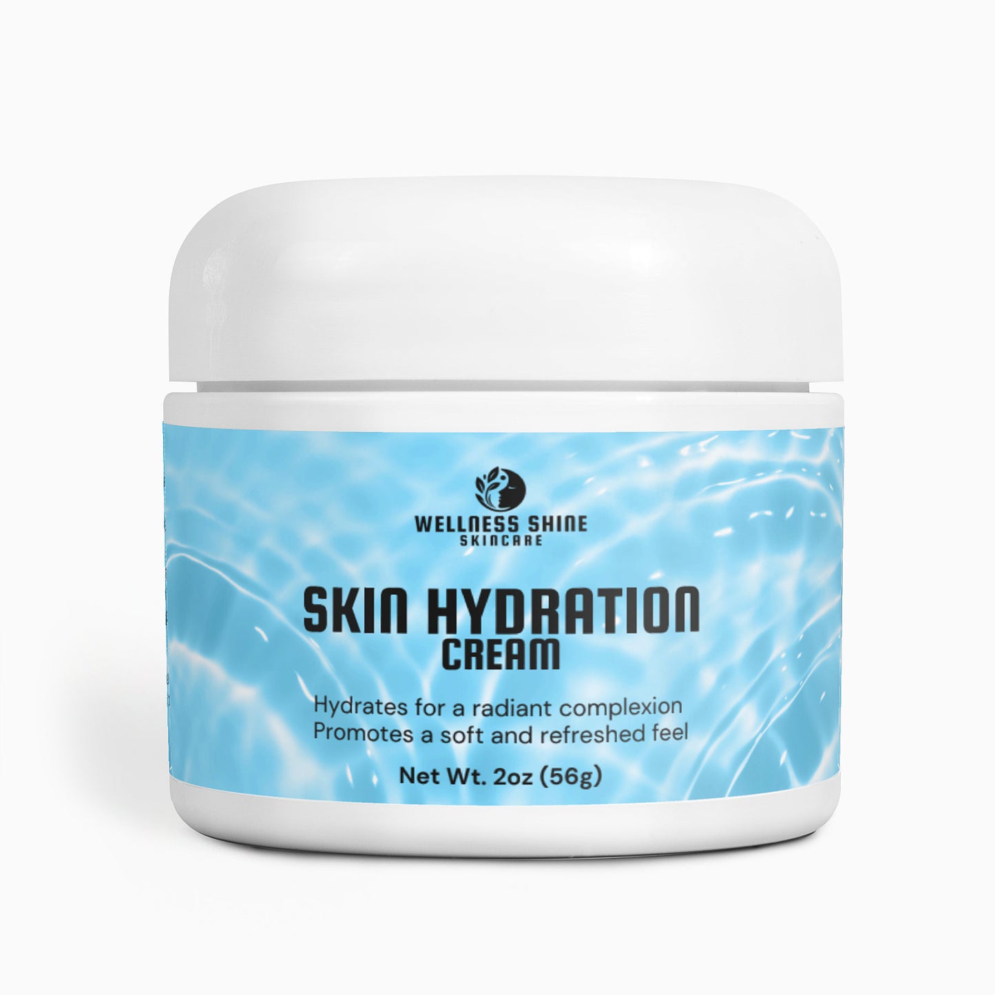 Skin Hydration Cream - Moisturizing and Hydrating Skincare by Wellness Shine