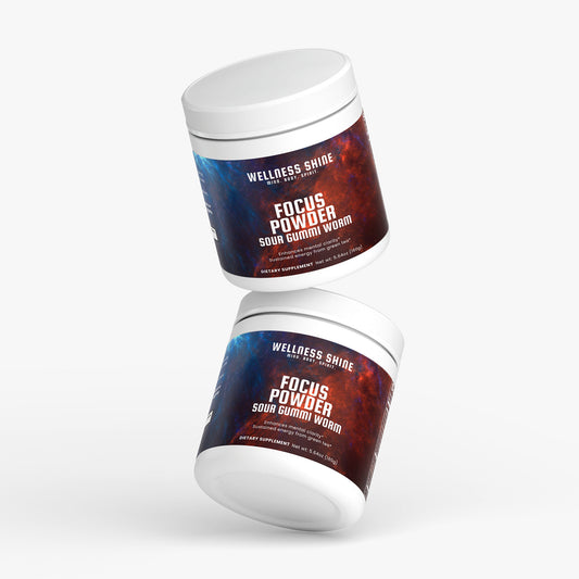 Focus Powder (Sour Gummi Worm) by Wellness Shine – ingredients view